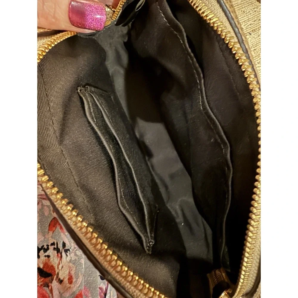 Limited Edition Coach Rose Gold Pink Mini Leather‎ Camera Crossbody bag
